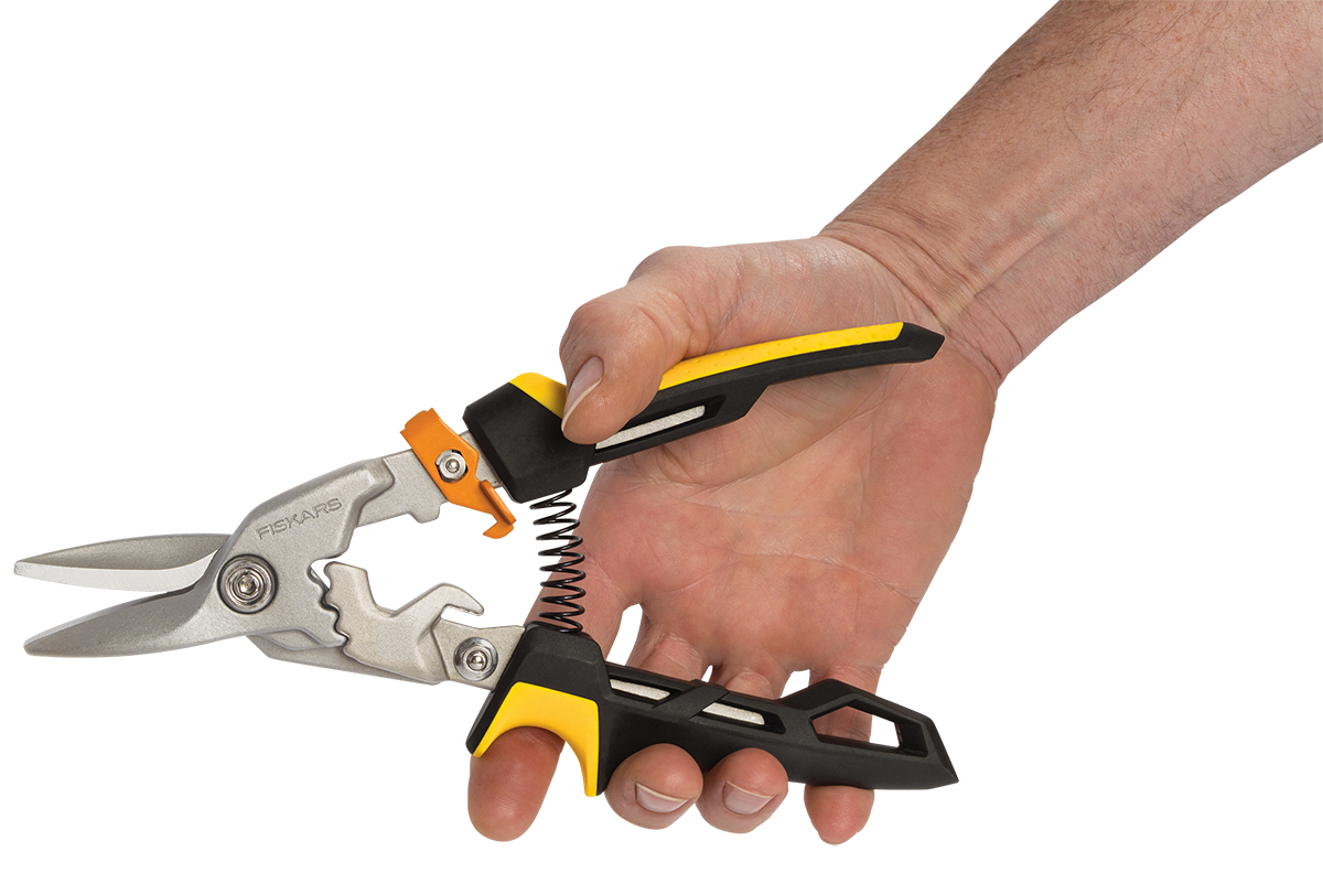 Fiskars PowerGear Blechschere gerader Schnitt